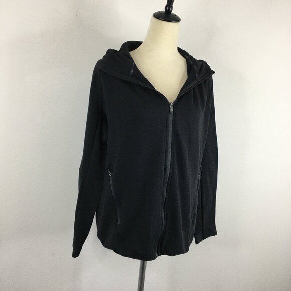 KUHL Long Sleeve Black Logo Hardware Zip Pockets Hoodie Jacket - Picture 1 of 12